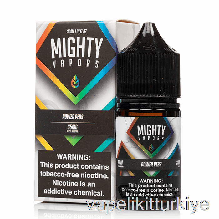 Vape Türkiye Power Pebs - Güçlü Buhar Tuzları - 30ml 35mg